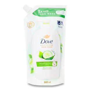 Мило рідке Dove 500 мл Дотик свіжості запаска 1579544 фото