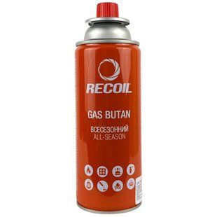 Газовий картридж Recoil, 220 мл Всесезонный HAM40041 1583355 фото