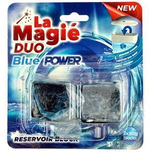 Кубики очищ д/унітазу La Magie 2x50 г Синя сила LMBR003 И079 (Туреччина) 1679324 фото