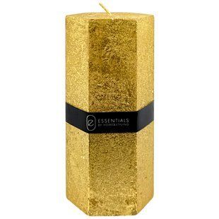 Свічка-стовпчик шестикут. 7x7x14см 420213460 И444 (КІН) 1688943 фото