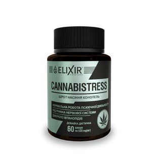 Добавка дієтична Еліксир CANNABISTRESS №60 1681454 фото