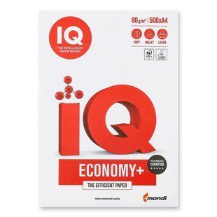 Папір офісний А4 Mondi Bus IQ Economy+ 500 арк. IQ A4/80 СЛ+ 1440312 фото