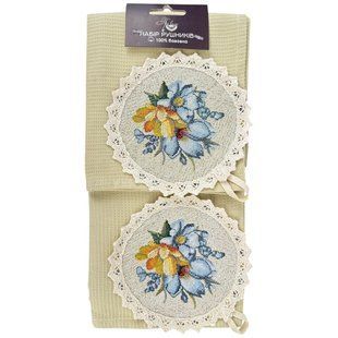 Набір рушників Прованс Primavera 2шт. 45х45см 1716986 фото