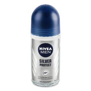 Дезодор Nivea 50 мл куля д/чол. Срібний захист 807819 фото
