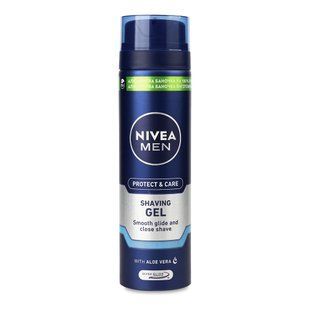 Гель д/гоління Nivea 200 мл Захист та догляд Зволожуючий 1337365 фото