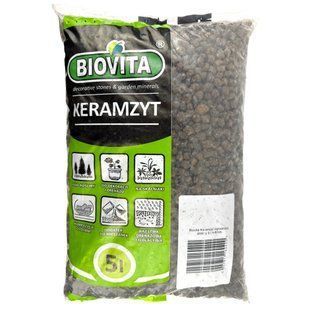 Керамзит Biovita дрібний 4-8 мм 5 л 60400 1679873 фото