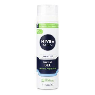 Гель д/гоління Nivea 200 мл Миттєвий захист д/чутлив. шкіри 81740 20368 фото