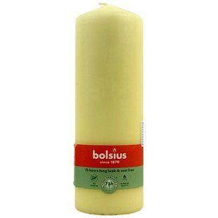 Свіча Bolsius 200/68 айворі 75 год. арт. 103615576805 1701140 фото