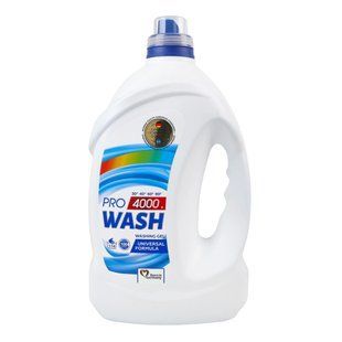 Гель д/прання Pro Wash 4000 г Універсальний 1563803 фото