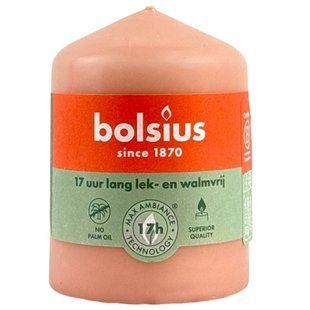 Свіча Bolsius 80/58 рожева 17 год. арт. 103614066904 1692062 фото