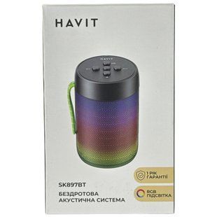 Колонка Havit HV-SK897BT 3W RGB портативна 1640224 фото