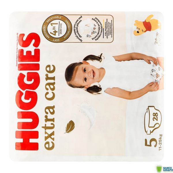 Підг. Huggies 28 шт. Extra Care Jumbo 5 1498351 фото