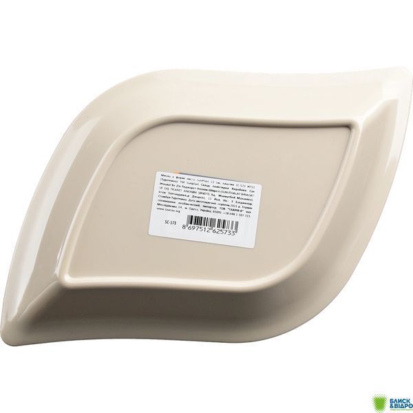 Миска у формі листа SunPlast 23 см, пластик SC-573 И733 (Туреччина) 1531116 фото