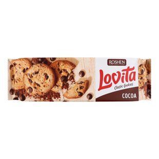 Печиво Рошен Есмеральда/Ловіта з шматочками шоколаду 150 г 313361 фото