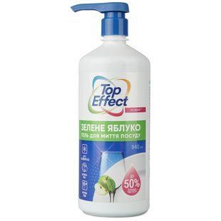 Гель д/миття посуду TopEffect 940 мл Зелене яблуко 1721509 фото