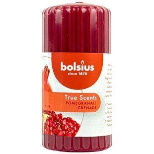 Свіча Bolsius ребр 120/58 Гранат 33 год. арт. 101925260115 1705921 фото