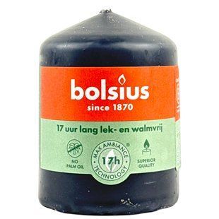 Свіча Bolsius 80/58 чорна 17 год. арт. 103614066931 1694607 фото