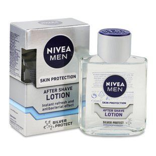 Лосьйон п/гоління Nivea 100 мл д/чол. Срібний захист 81340 910545 фото