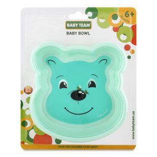 Тарілка Baby Team дит. глибока Улюблені тваринки 6011 1453231 фото