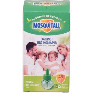 Рідина MOSQUITALL 30 мл Захист д/всієї родини 45 ночей 594609 фото