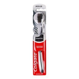 Зубна щітка Colgate 360 Деревне вугілля середня 1586856 фото