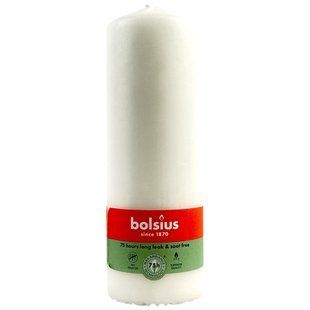 Свіча Bolsius 200/68 біла 75 год. арт. 103615576802 1701127 фото