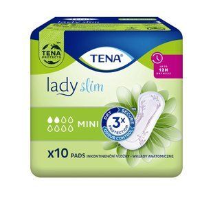 Прокладки урологічні Tena 10 шт. Lady Slim Mini 1408703 фото