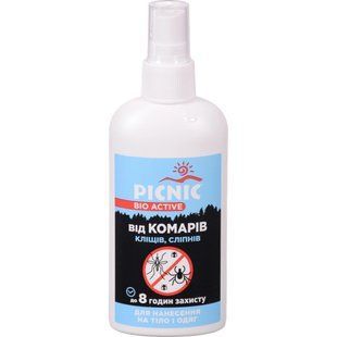 Лосьйон в/комарів та кліщів Picnic 100 мл Bio active 1341271 фото