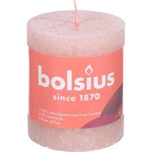 Свіча Bolsius 80/68 рустік Містичний рожевий, 35 год., арт. 103668780304 1517034 фото