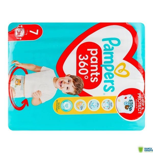 Підг.-трусики Pampers Pants 38 шт. Jumbo 7 (17+ кг) 1467515 фото