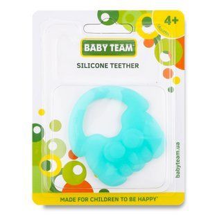 Прорізувач Baby Team силіконовий Морські мешканці 4008 1418981 фото