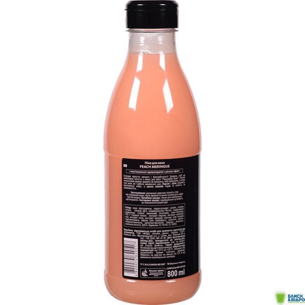 Піна д/ванн Смачні секрети 800 мл Peach Meringue 397084 фото