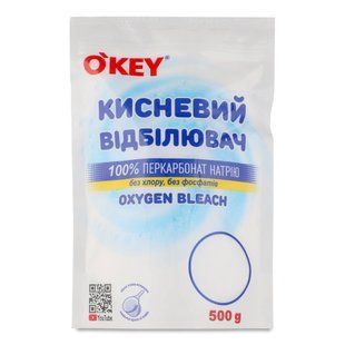 Відбілювач O`KEY 500 г кисневий 100% 1676542 фото