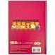 Блокнот ZiBi Kids Line Bear Toy А6 64 арк. кліт. бордовий 1661880 фото 2