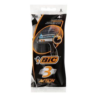 Станок д/гоління BIC 3 Action для чутлив. шкіри 4 шт. 1149800 фото