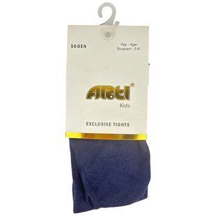 Колготи д/дів. Arti 600015 50ден р. 5-6 синій И127(Тур) 1708932 фото